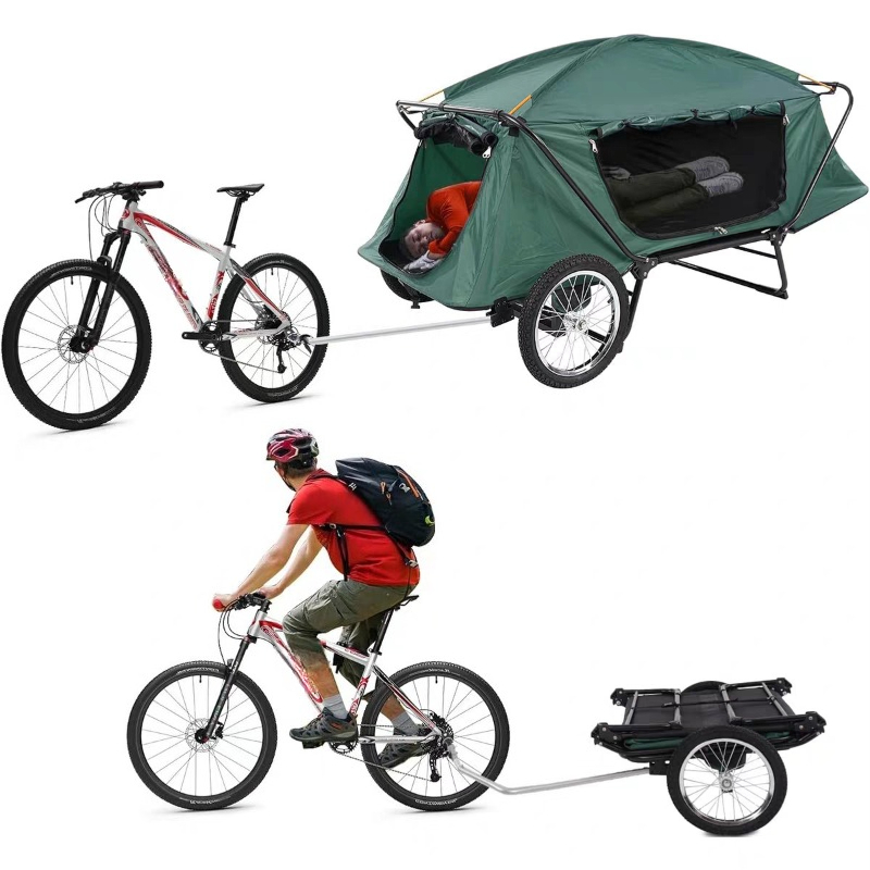 Mountain Biking Camp - Remorque de camping pour vélo électrique