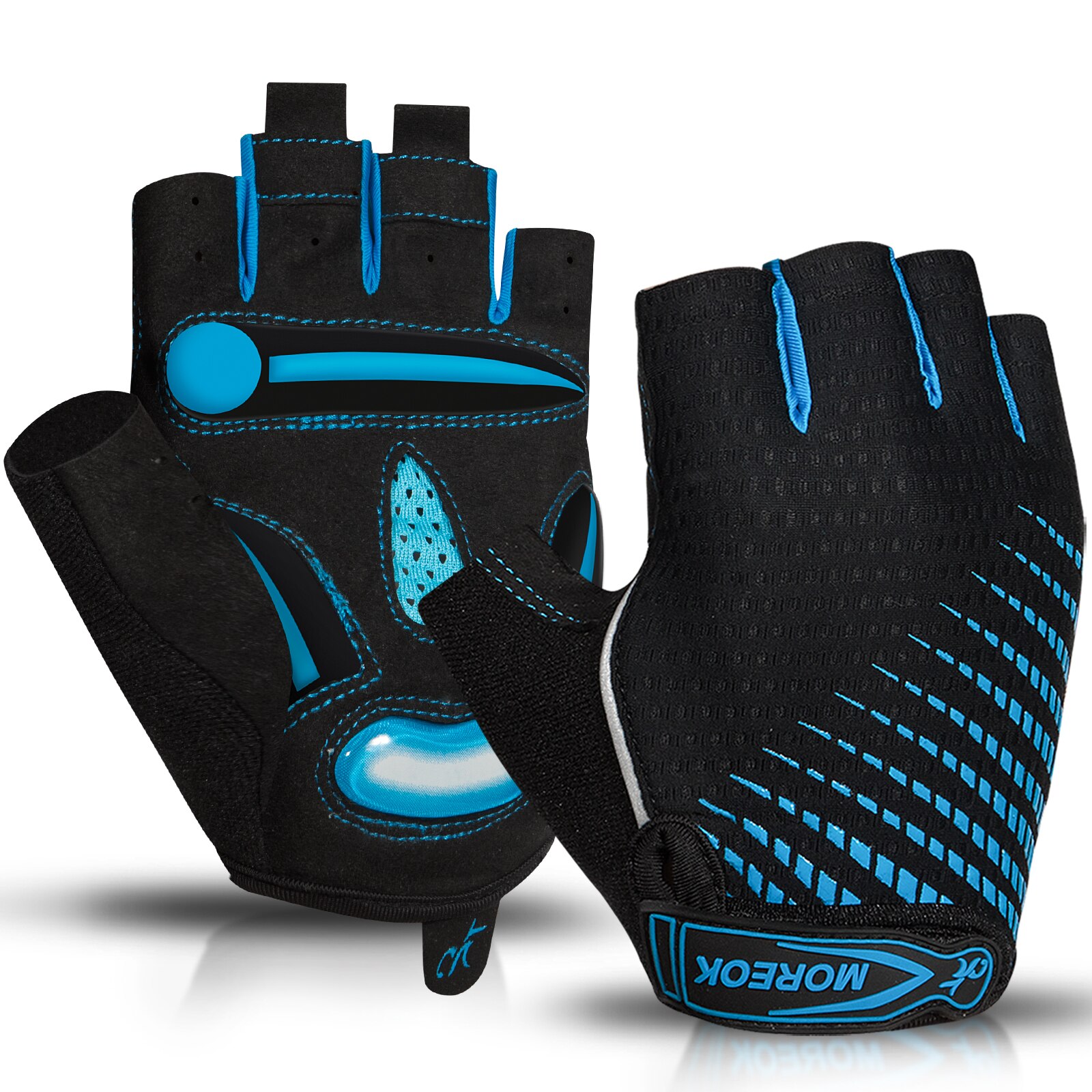 Mountain Biking Gloves Mens - MOREOK-Gants de vélo respirants coordonnants pour