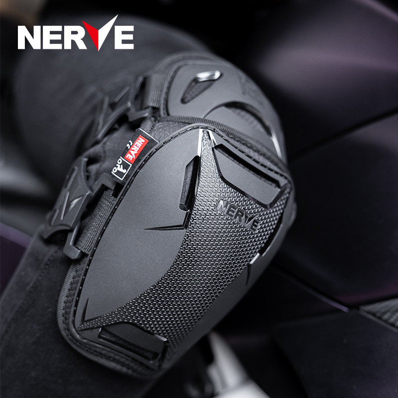 Mountain Biking Knee And Elbow Pads - NERVE Moto genouillères Motocross gardes Protection