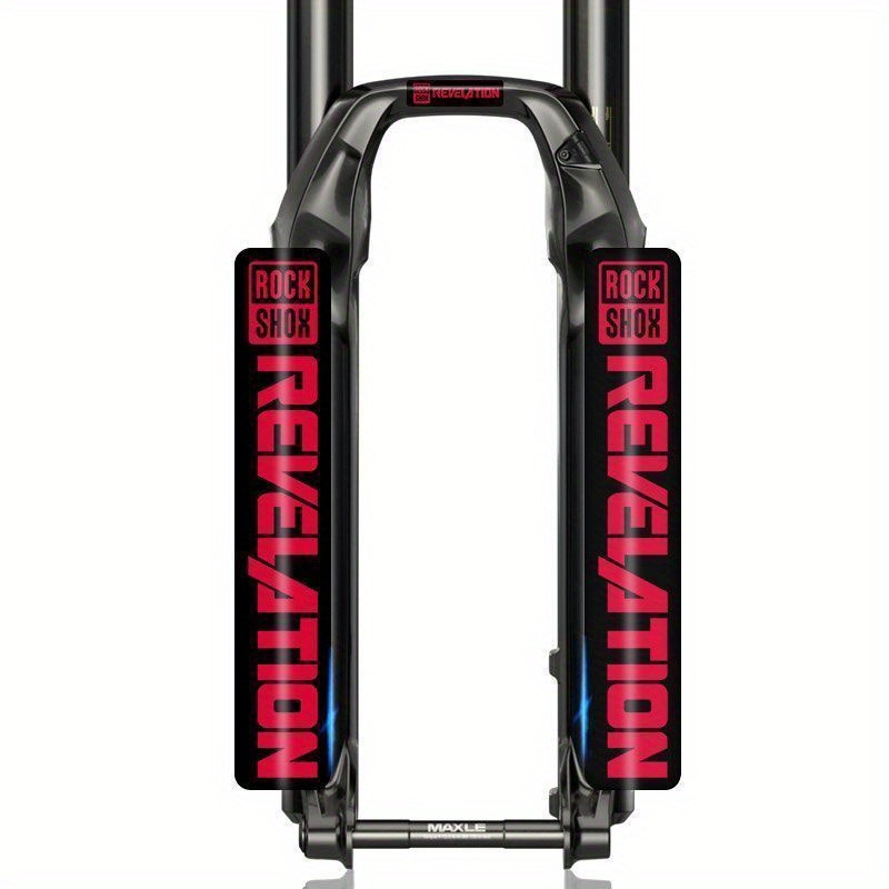 Mountain Biking Logo - Autocollants de protection pour fourche de