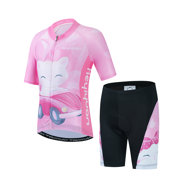 Mountain Biking Shirts - KEYIYUAN enfants cyclisme sur route maillot