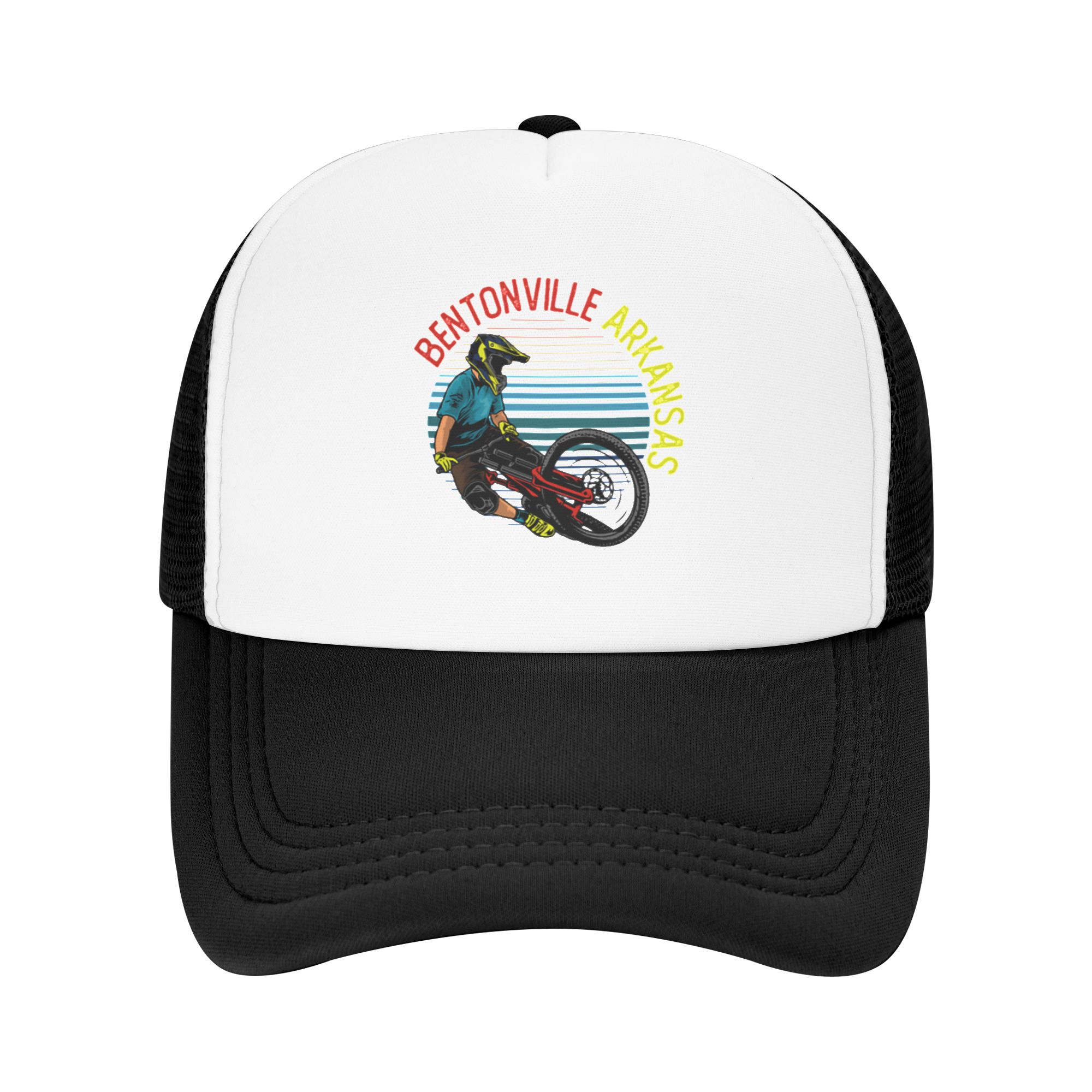 Mountain Biking Bentonville Arkansas - Casquette de baseball en maille pour