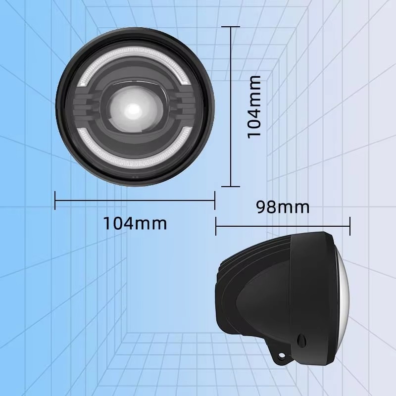 Mountain Biking Lights - Popu pour 1 pièces projecteur avant