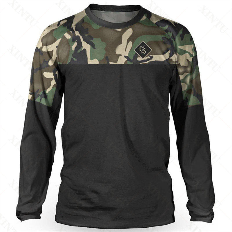 Mountain Biking Shirts - Maillot ample pour hommes, combinaison de