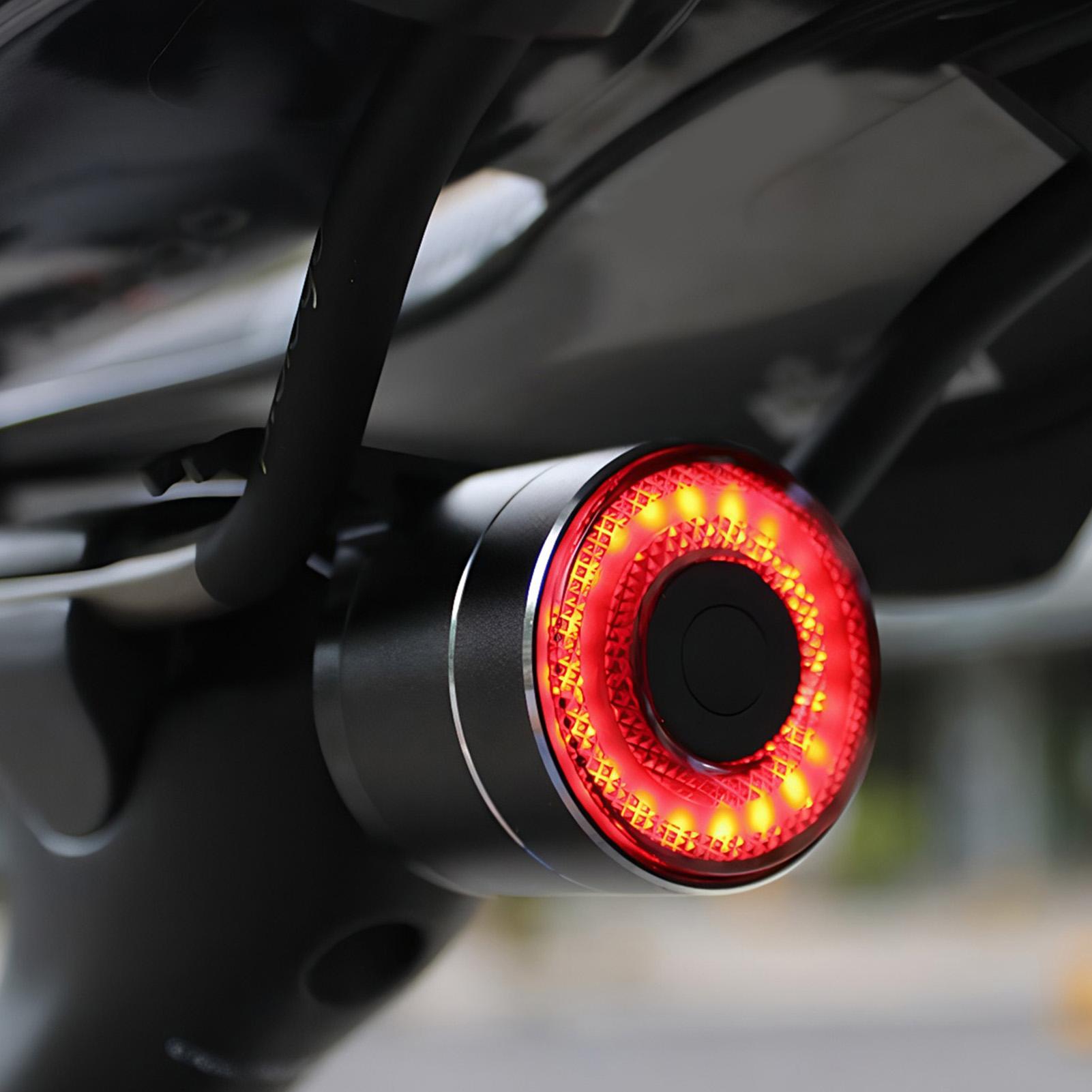 Mountain Biking Lights - Feu arrière de vélo intelligent, feu