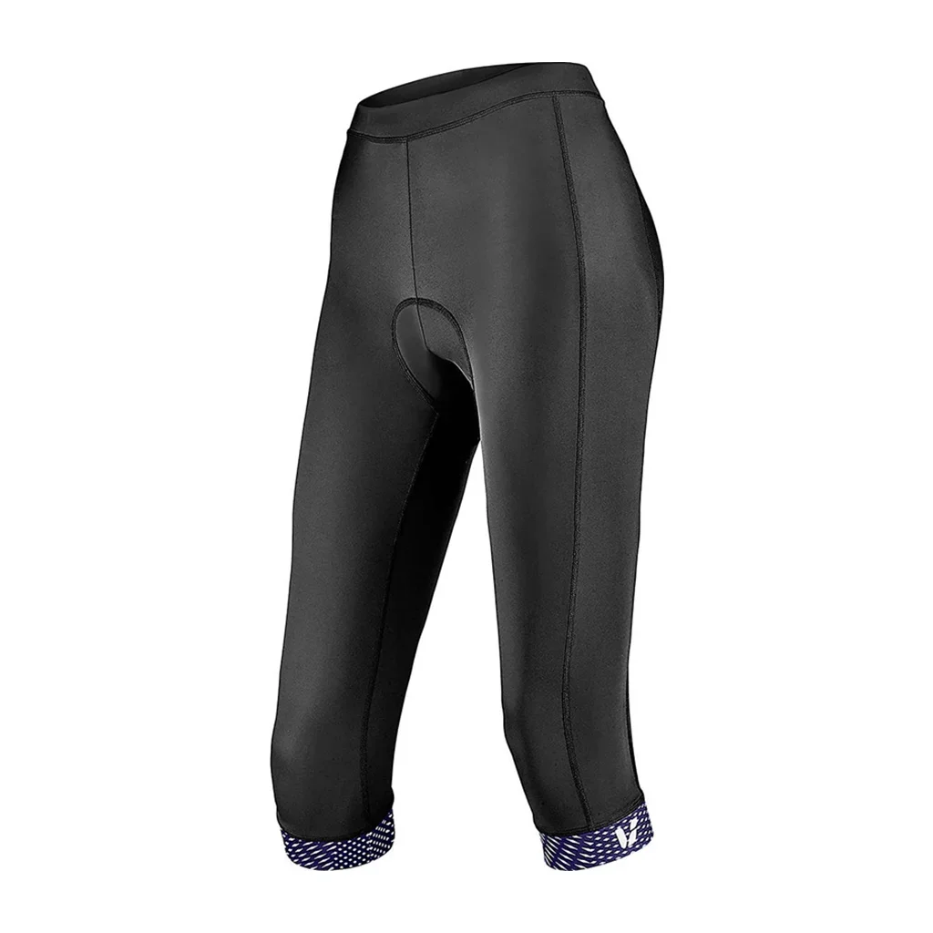 Mountain Biking Knee And Elbow Pads - Pantalon de cyclisme noir pour femme,