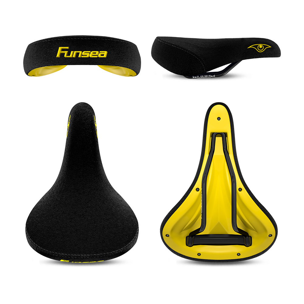 Mountain Biking Logo - Funsea-Sièges de vélo, Wheelie Stunt, Selle