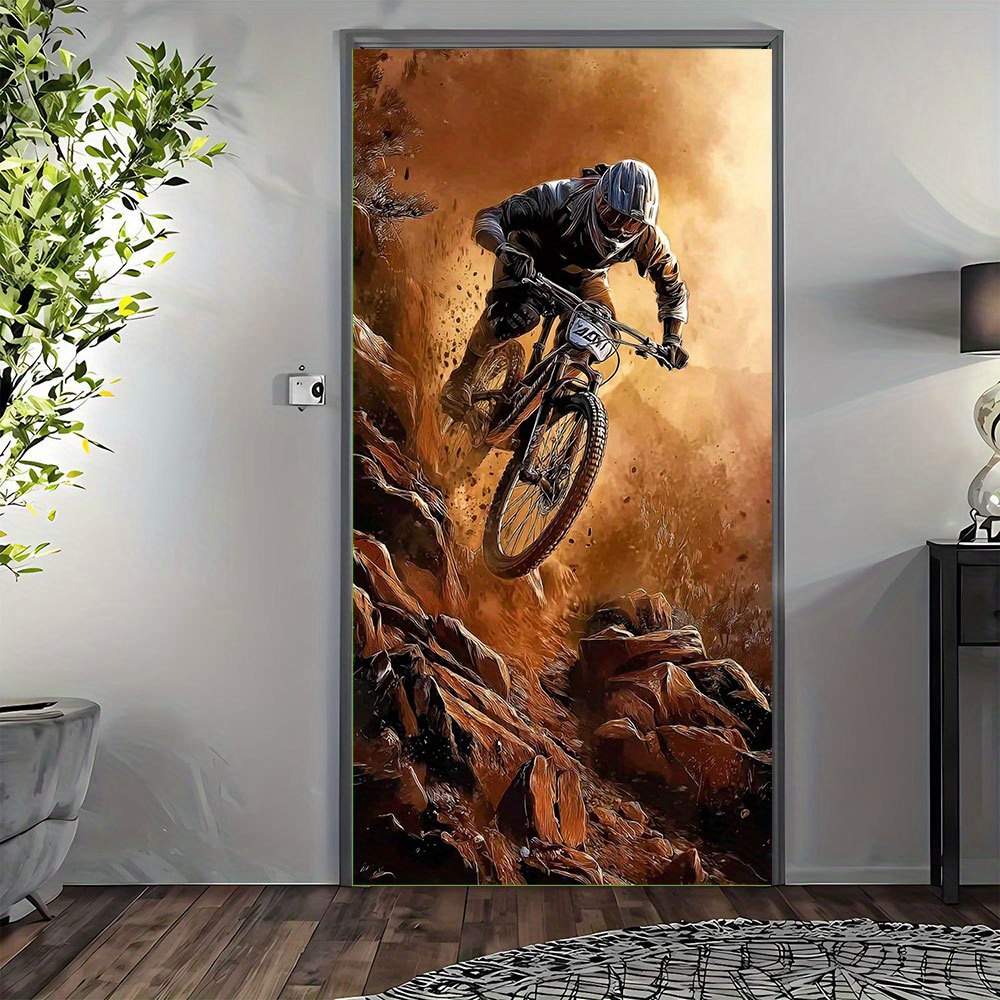 Mountain Biking Events - Rideaux planaires 2D, bannières décoratives 2D