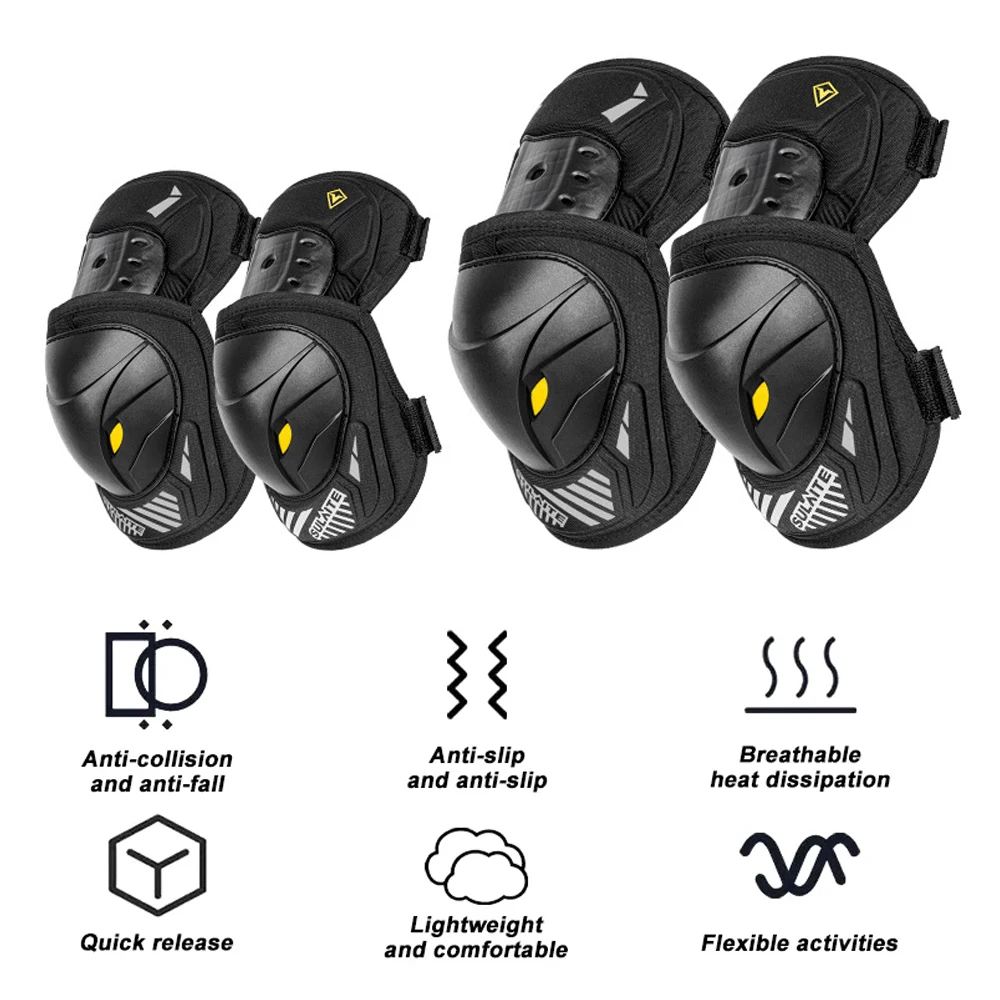 GOMOREON 1 paire de protection - Mountain Biking Knee And Elbow Pads avis et prix