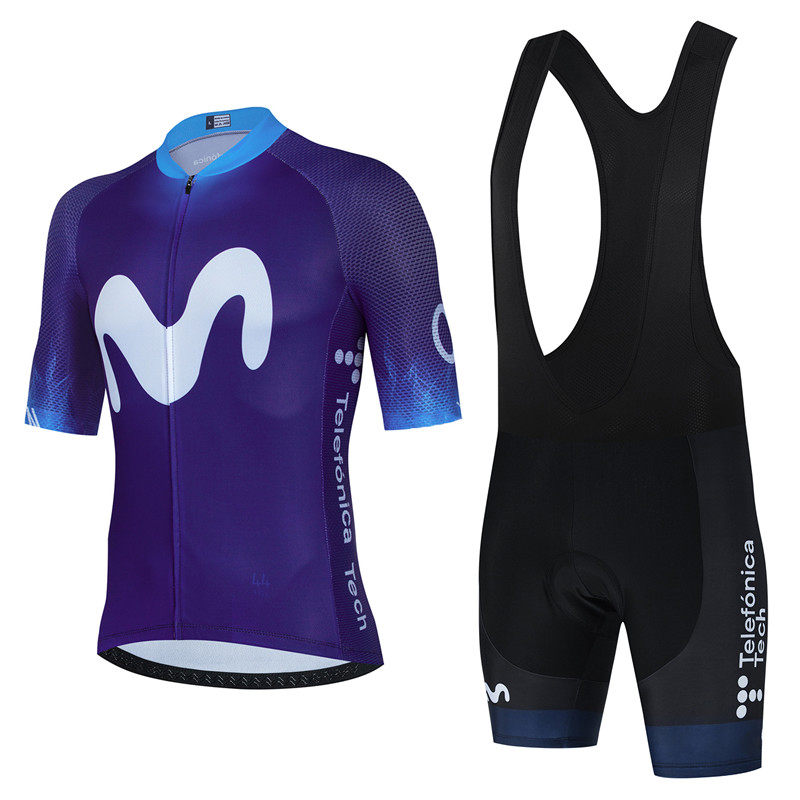 Movistar-Ensemble de maillot d - Mountain Biking Wallpaper avis et prix
