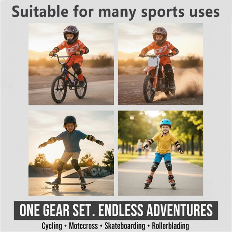 Ensemble de protections anti-c - Mountain Biking Knee And Elbow Pads avis et prix