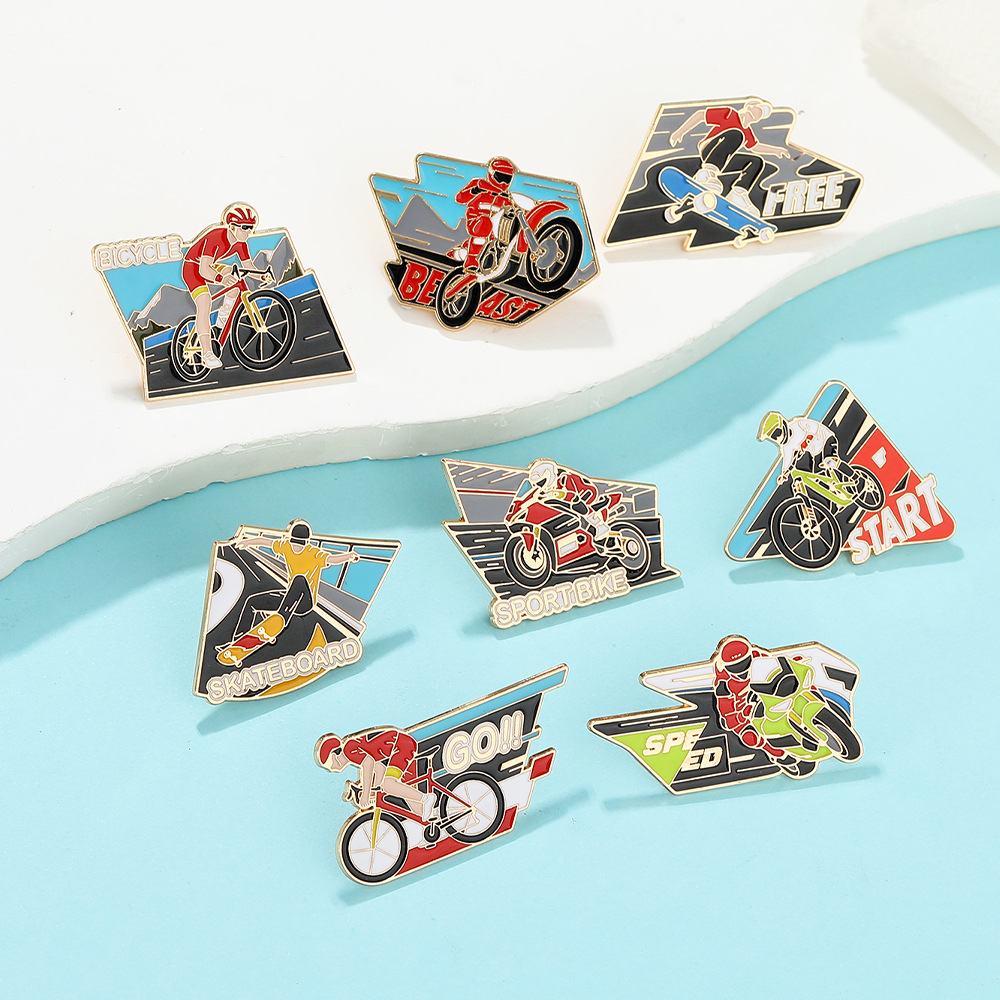 Broche de cycliste de compétit - Mountain Biking Competition avis et prix