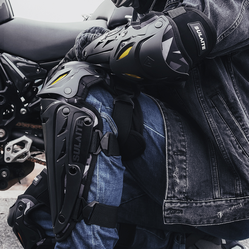 Genouillères de Motocross, Pro - Mountain Biking Knee And Elbow Pads avis et prix