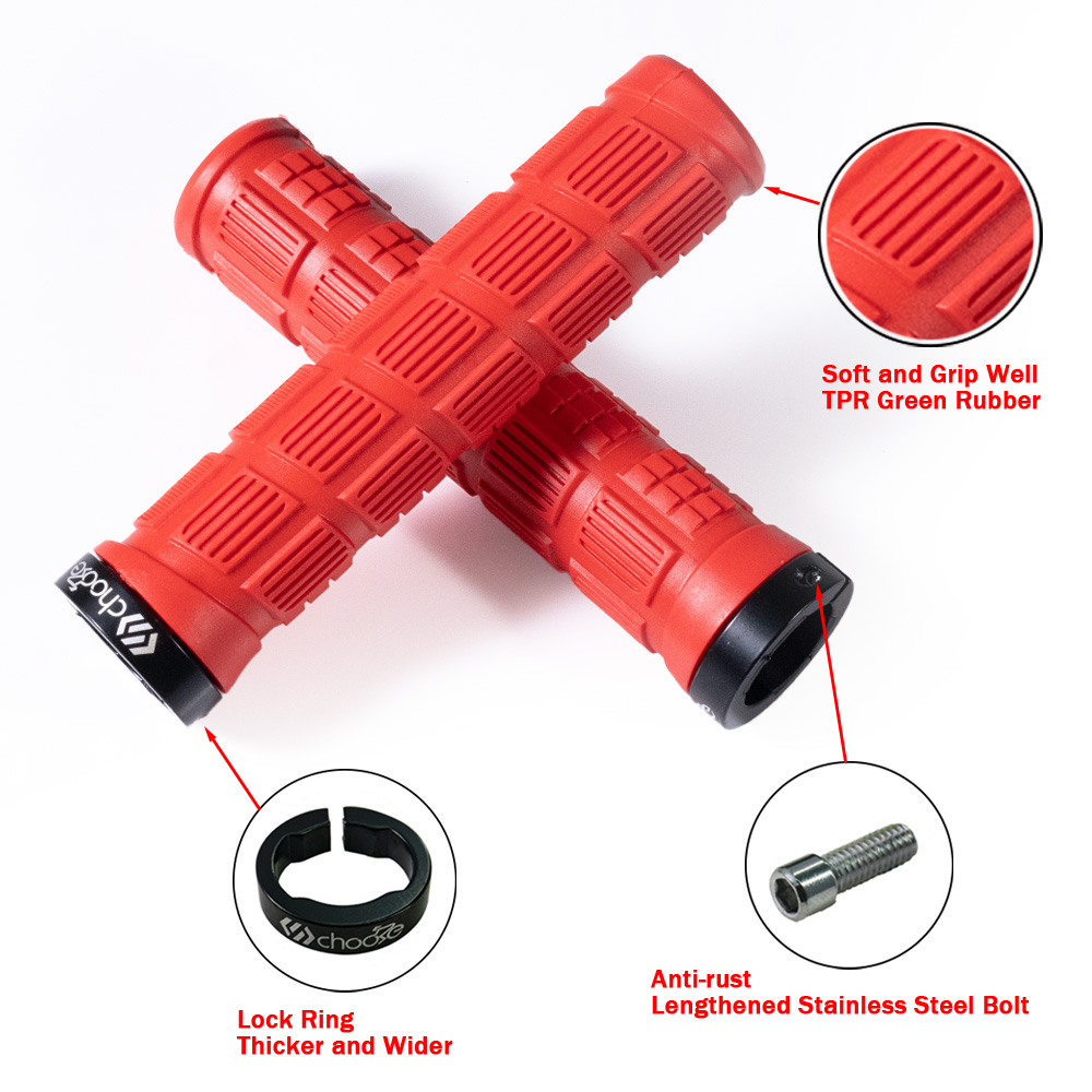 Poignées de guidon de vélo de  - Mtb Grip Lock On avis et prix