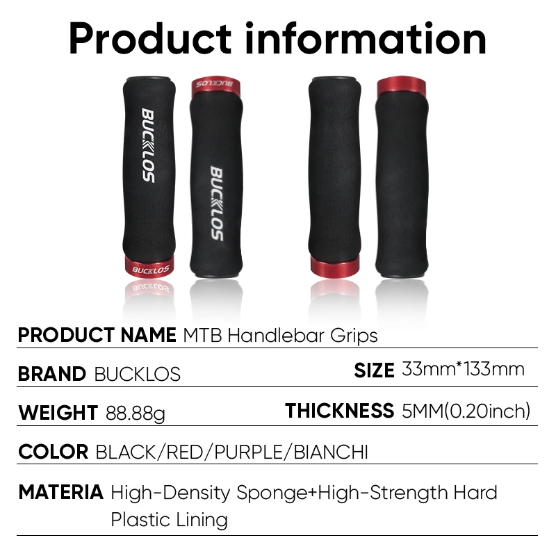 BUCKKub-Poignées de vélo absor - Mtb Grip Lock On avis et prix