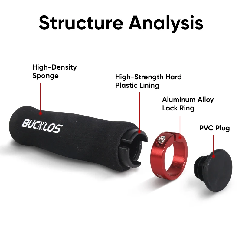 BUCKKub-Poignées de vélo absor - Mtb Grip Lock On avis et prix