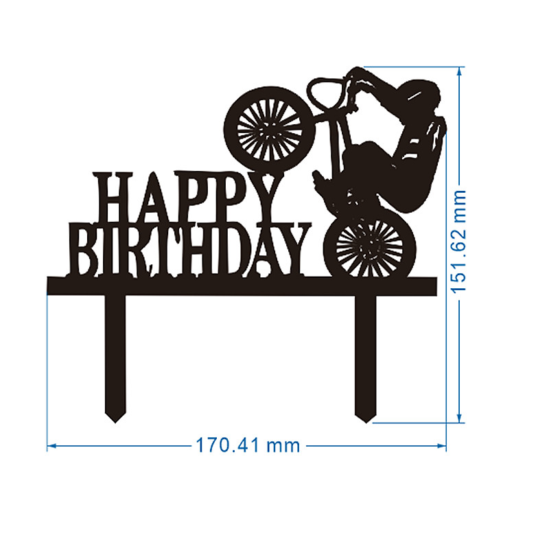 Décoration de gâteau d'anniver - Mountain Biking Events avis et prix