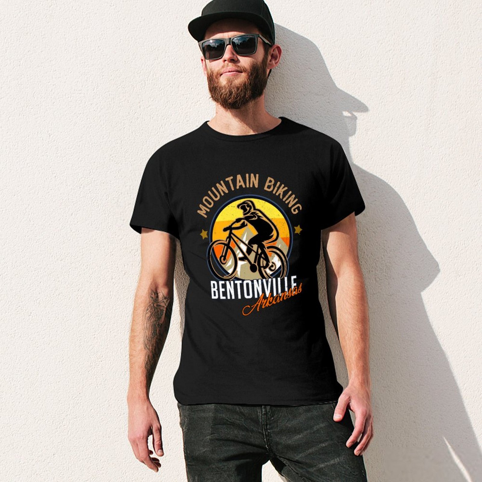T-shirt de cyclisme en montagn - Mountain Biking Bentonville Arkansas avis et prix